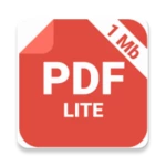 pdf viewer lite - pdf reader android application logo